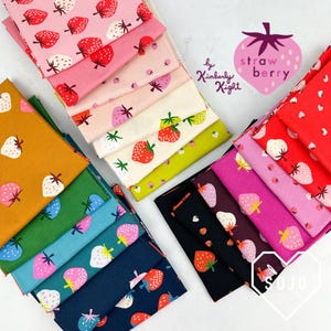 Strawberry Fat Quarter Bundles Designed by Kimberly Kight for Ruby Star Society - 20 Prints - Ready to Ship!