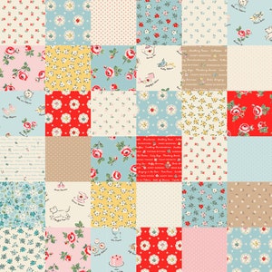 My Favorite Things - Naptime Multi FT23721 - designed by Elea Lutz for Poppie Cotton - 100% cotton fabric - sold by the Fat quarter