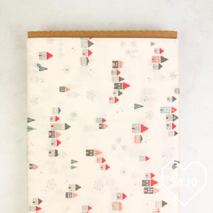 Snowflake Christmas Fabric: Little Town Collection by Amy Sinibaldi