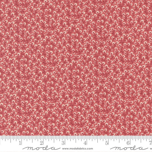 Antoinette - Dauphine Faded Red - 13956-17 - Designed by French General for Moda - 100% cotton - sold by the half yard