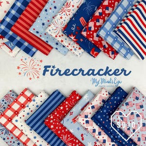 Firecracker Bundles - Designed by My Mind's Eye for Riley Blake Designs - 18 pieces - Half Yards and Fat Quarters