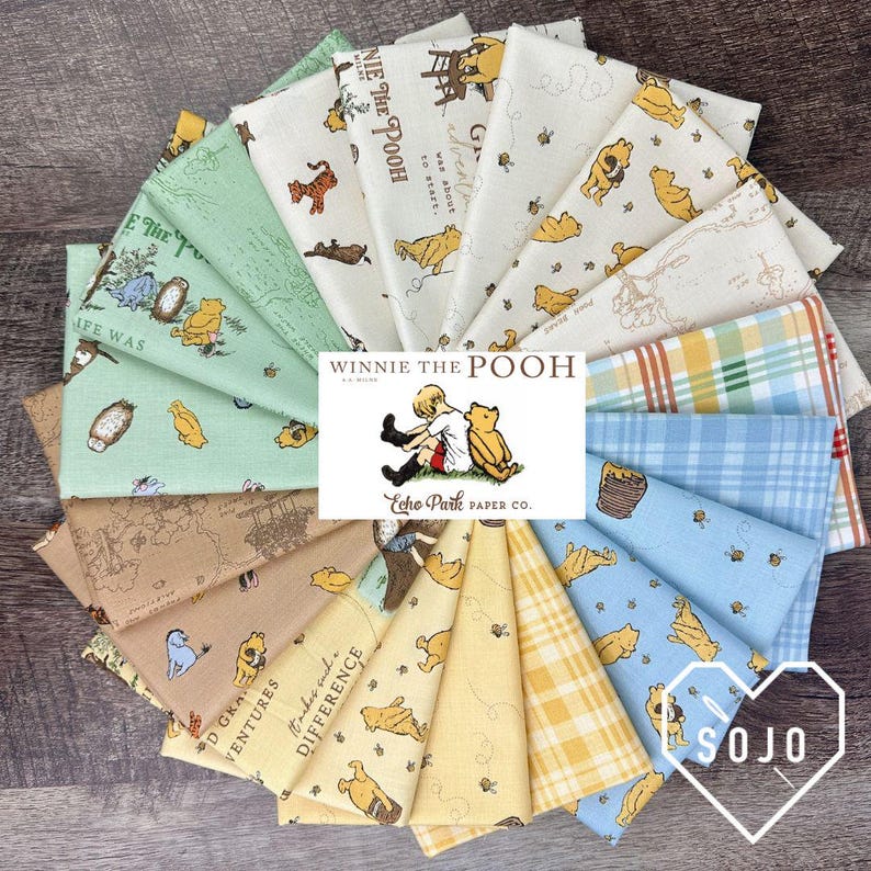 Winnie the Pooh Bundles - Designed by Echo Park Paper Co for Riley ...