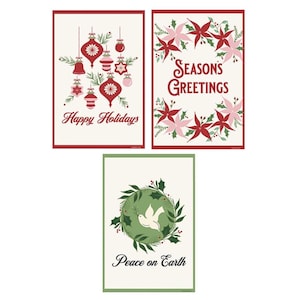 Once Upon A Christmas - Tea Towels - by Sweet Fire Road for Moda - Sold in a 3 pack - Ready to Ship!