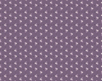 Autumn - Plum Leaves C14662 - Designed by Lori Holt of Bee in my Bonnet - for Riley Blake Designs - sold by the half yard