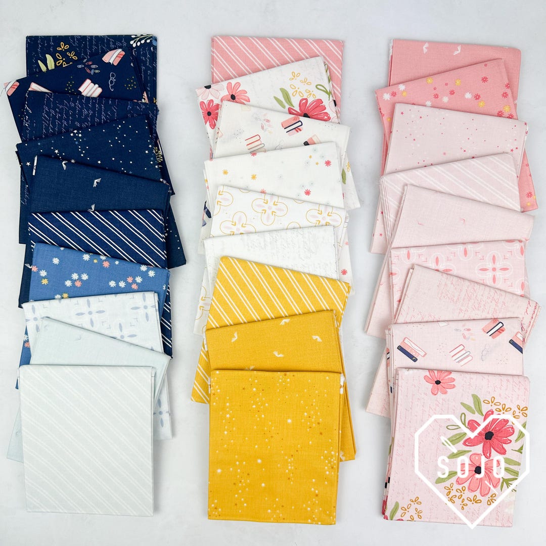 Between the Pages Fat Quarter Bundle - Designed by Fran Gulick for ...