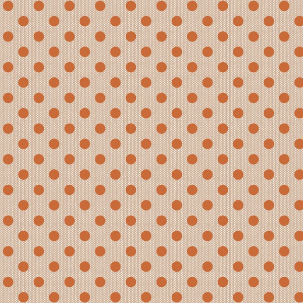 PREORDER - Creating Memories Polkadot Ginger 160078 - designed by Tone Finnanger for Tilda - sold by the half yard - Releases on June 15