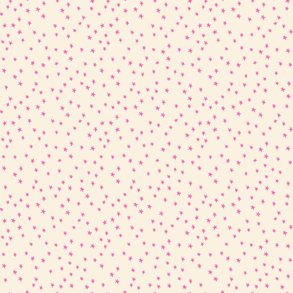 Starry Mini Starry Neon Pink RS4110-22 - Designed by Alexia Abegg of Ruby Star Society - a great basic print - sold by the half yard
