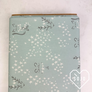 Starbright Fog Fabric: Little Town Christmas Collection by Amy Sinibaldi