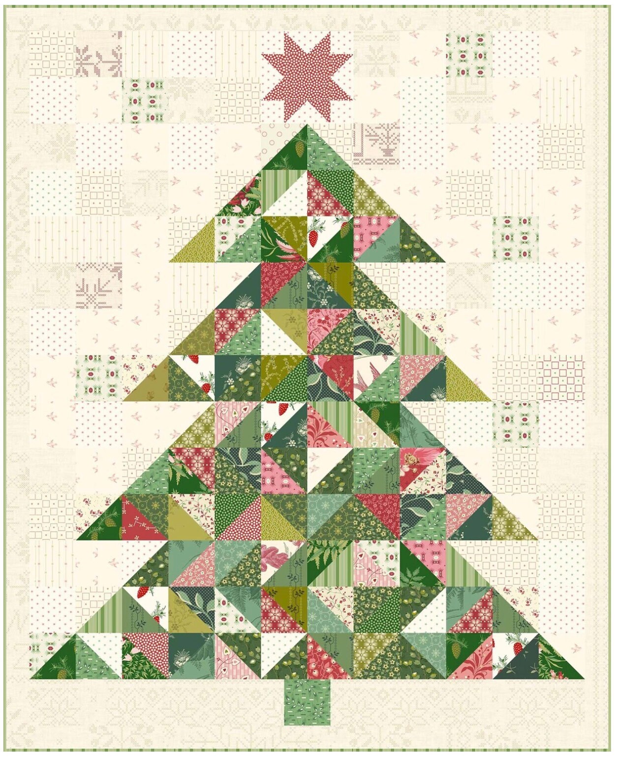 christmas tree quilt kit