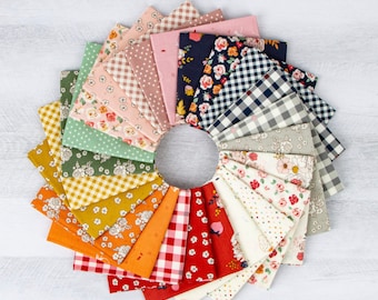 Bloom Berry Fat Quarter Bundle - Designed by Minki Kim for Riley Blake Designs - 100% cotton- 24 pieces