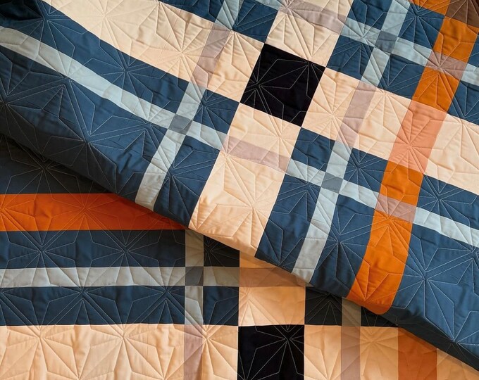 Pinehurst Quilt Kit Pattern by Laundry Basket Quilts Fabrics Curated by