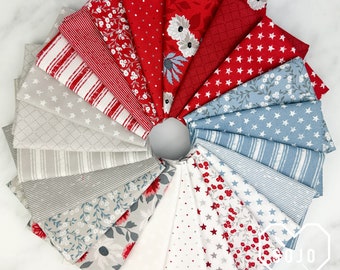 Old Glory FQ Bundle - Designed by Lella Boutique for Moda - 100% cotton -  22 pieces