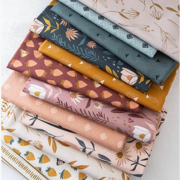 Martha Bundle - designed by Andrea Patton- manufactured by Figo Fabrics - Half yards and Fat Quarters