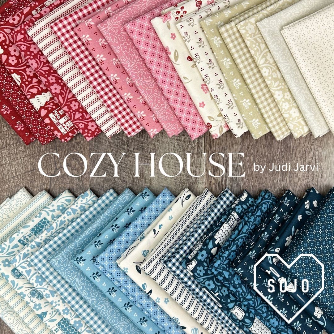 Cozy House Bundles - by Judy Jarvi for Andover Fabrics - 100% Cotton - 32 prints - Fat Quarters, Half Yards and Fat Eighths