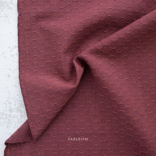 Honeycomb in Currant - Forest Forage by Fableism Supply Co - Sold by the half yard