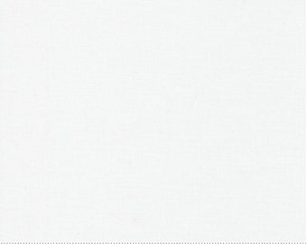 White Bleached 9900 98 - Moda Bella Solids from Moda - 100% premium cotton fabric - sold by the half yard
