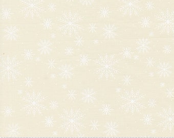 Once Upon A Christmas - Snowfall Snow White  43164 21 - by  Sweet Fire Road for Moda - Sold by the Half Yard - Ready to Ship!