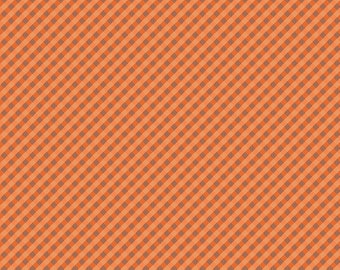 Autumn - Pumpkin Gingham C14660 - Designed by Lori Holt of Bee in my Bonnet - for Riley Blake Designs - sold by the half yard
