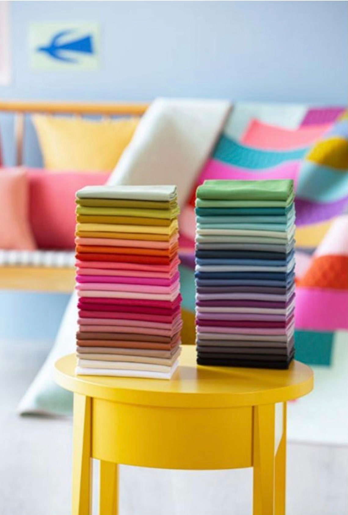 Tilda Flower Vase Embroidery Quilt Kit Made With All Tilda Etsy