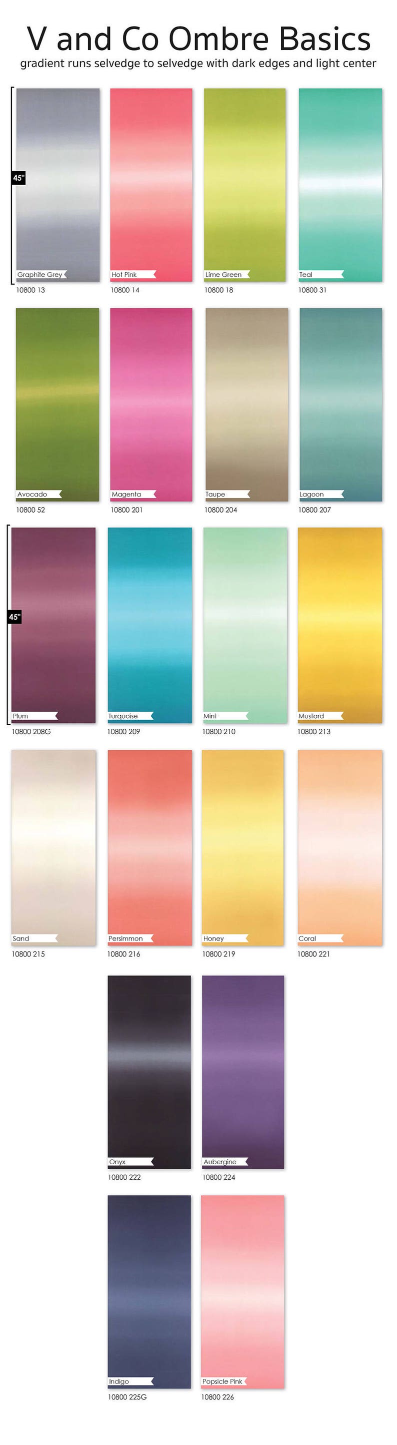 TAU35 100/% quilting cotton Remnant 3.5 inches V and Co Ombre Taupe from Moda Fabrics