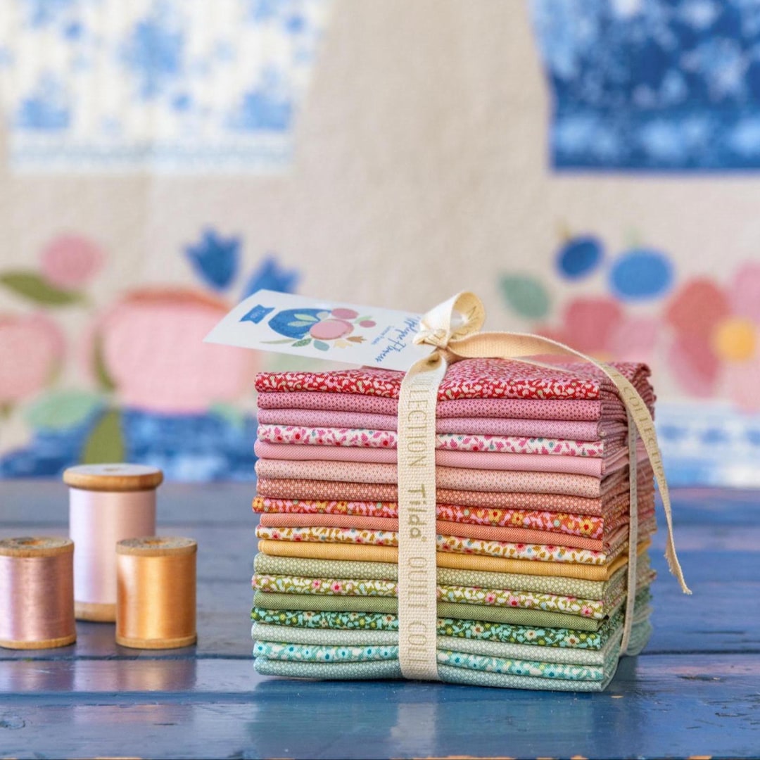Something Blue Appliqué Fat Eighth Bundle - Designed by Tone Finnanger ...