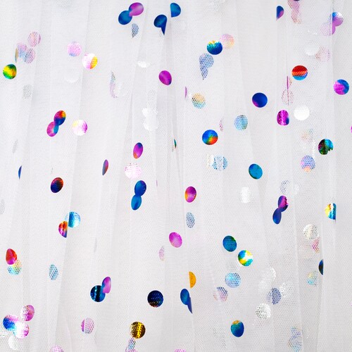 Tandy - Confetti Rainbow Polka Dot Tulle Dress