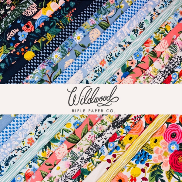 Wildwood Bundles - fabric by Rifle Paper Co for Cotton + Steel - 100% cotton fabric, half yard, fat quarter, fat eighth