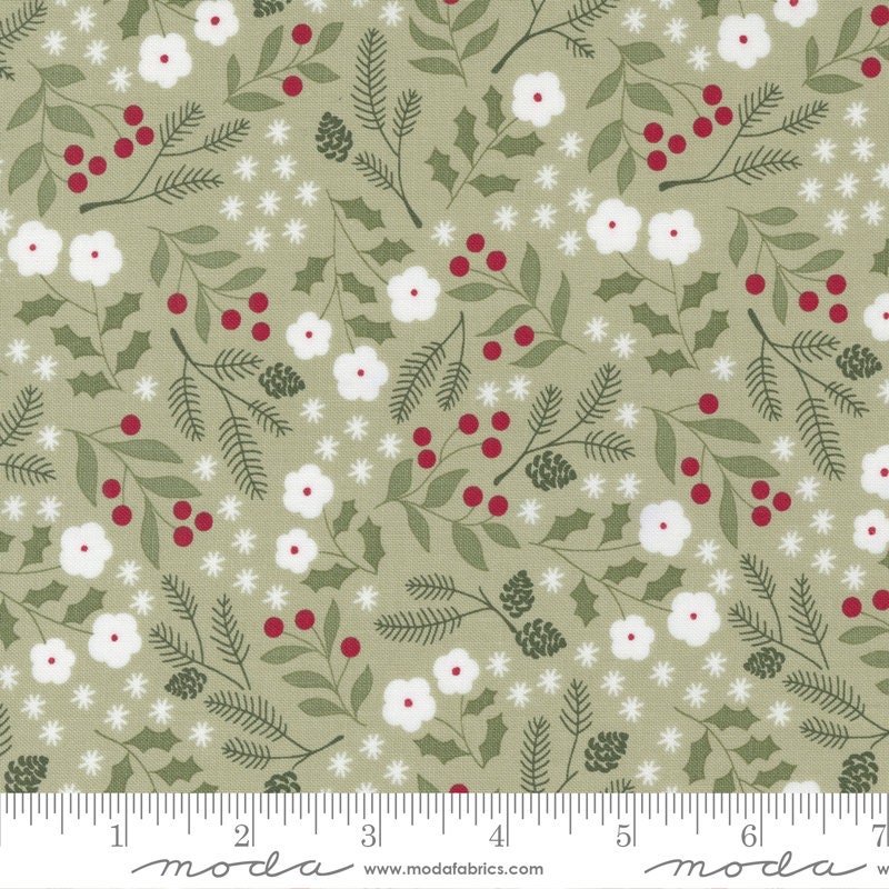  oneOone Cotton Cambric Olive Green Fabric Leaves DIY Clothing  Quilting Fabric Print Fabric by Yard 56 Inch Wide-LV : Everything Else