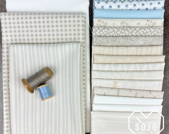 Pinehurst Quilt Kit Pattern by Laundry Basket Quilts Fabrics Curated by