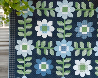 Edelweiss Quilt Kit - by Camille Roskelley for Moda -  100% quilting cotton -  Finished size: 74" square - Ready to Ship!