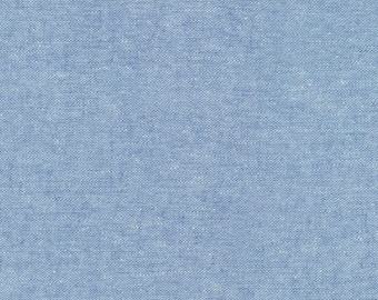 Essex Yard Dyed Cadet EO64-1058 - by Robert Kaufman Fabrics - Linen cotton blend - sold by the half yard