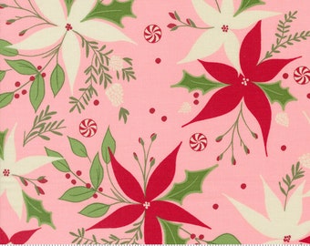 Once Upon A Christmas - Poinsettia Dance Princess 43161 13 - by  Sweet Fire Road for Moda - Sold by the Half Yard - Ready to Ship!