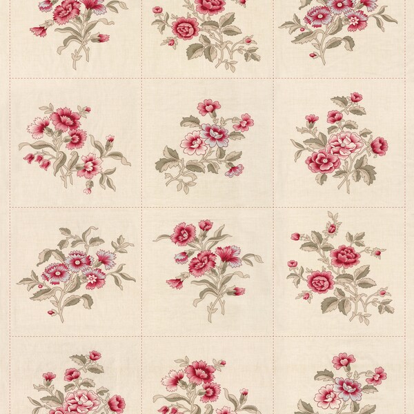 Antoinette - Panel Pearl - 13958-11 - Designed by French General for Moda - 100% cotton - sold by the panel - 44" x 36"