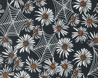 Noir - Whispering Webs Midnight 11541 31 - Designed by Alli K Design for Moda -100% cotton - sold by the half yard