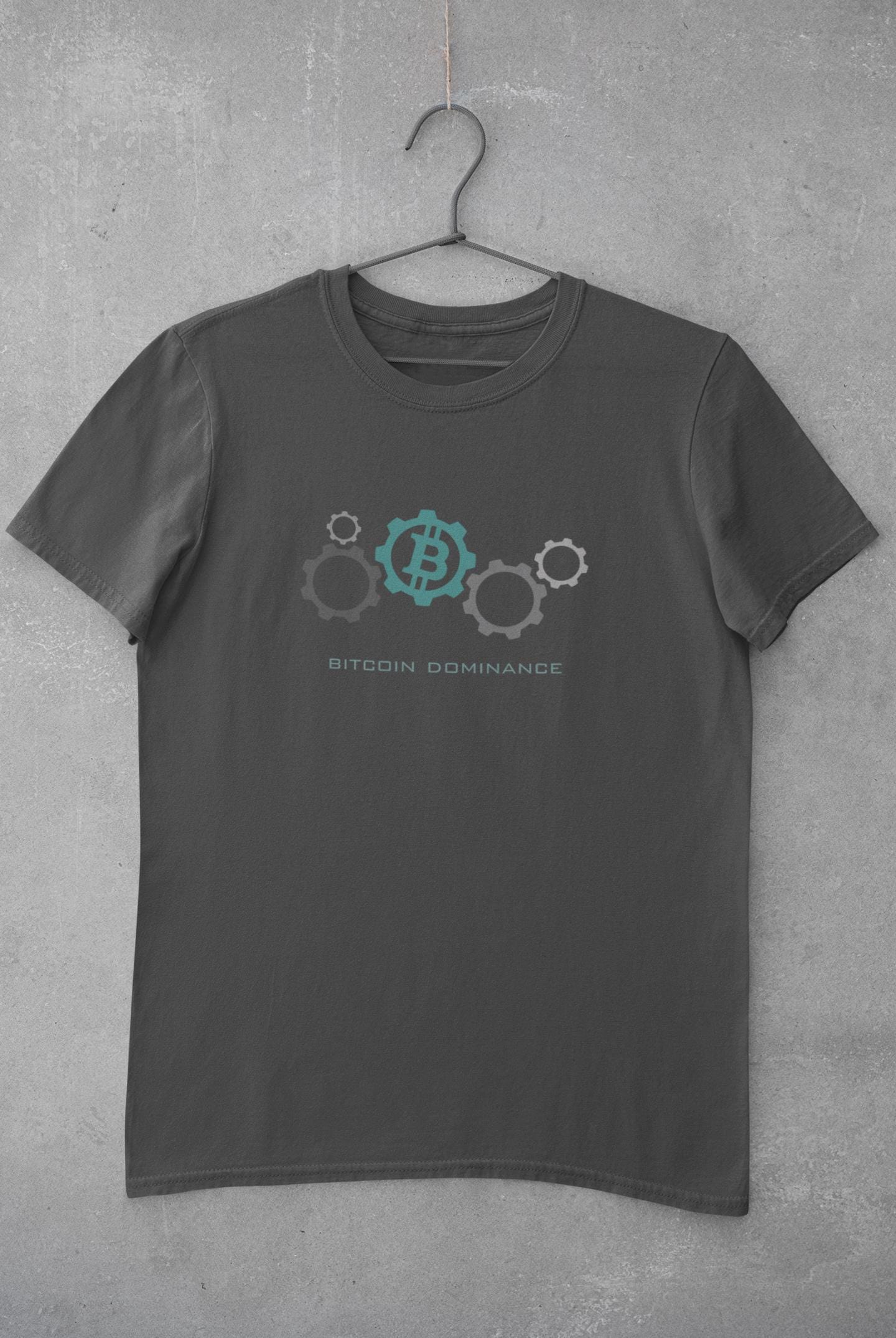 Bitcoin Dominance Graphic Tee: Crypto Investor Fashion, Unisex Cotton Blend  - Etsy
