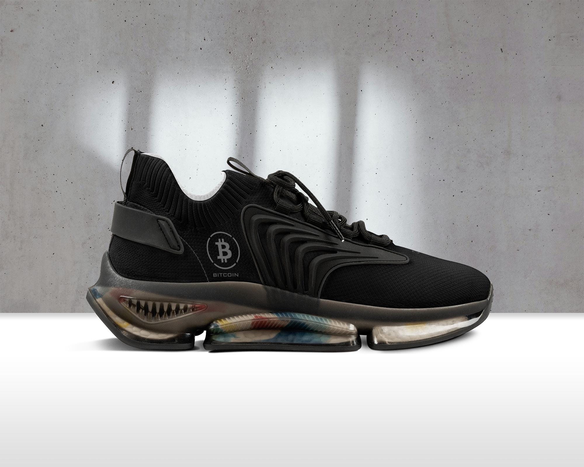 Baskets Bitcoin noires — Chaussures Btc Crypto unisexes à porter au  quotidien - Etsy France