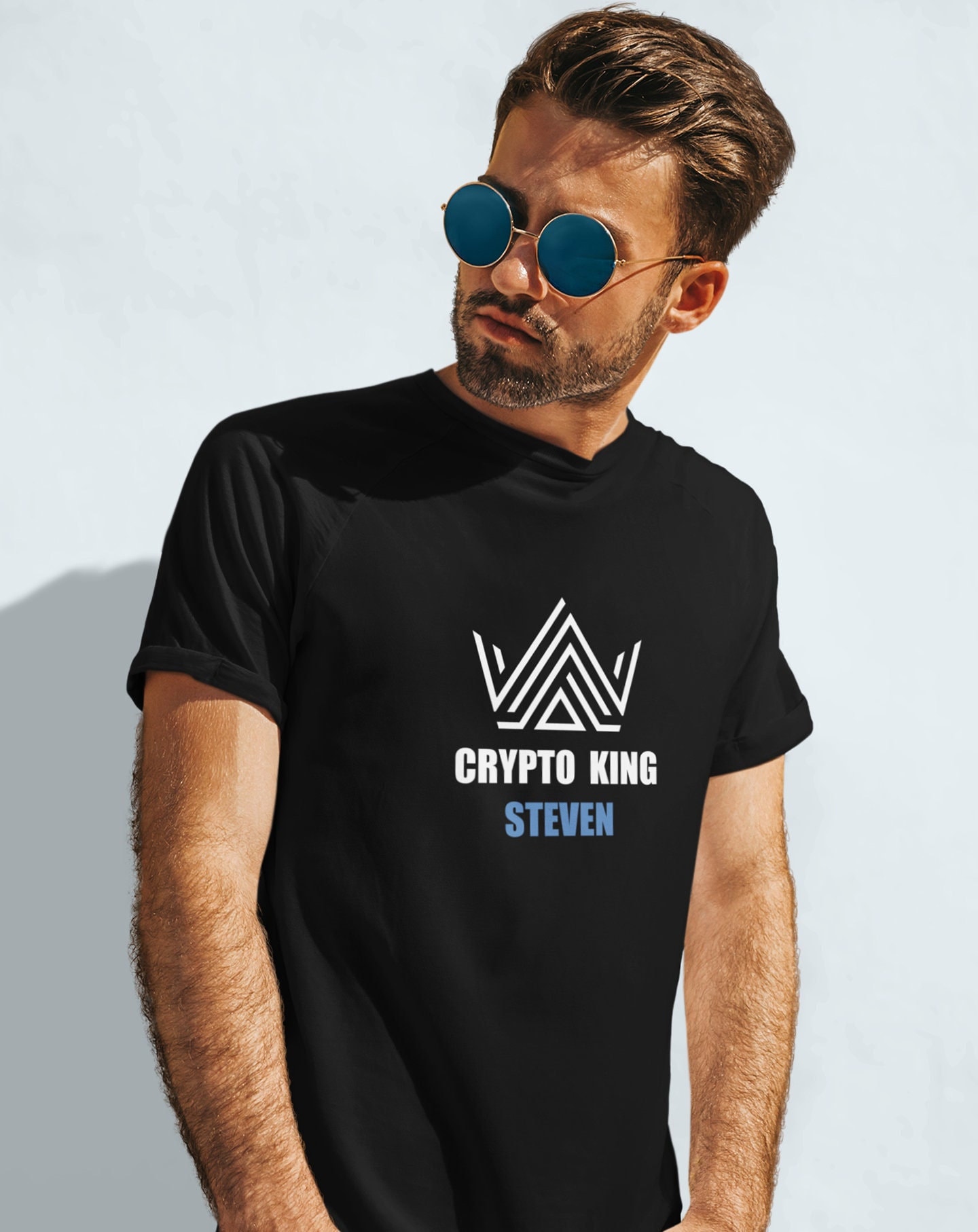 Custom Crypto King T-shirt: Personalized Bitcoin Trader Gift - Etsy Ireland