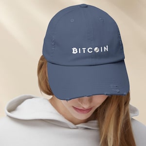Distressed Bitcoin Cap: Modern Crypto Investor Hat