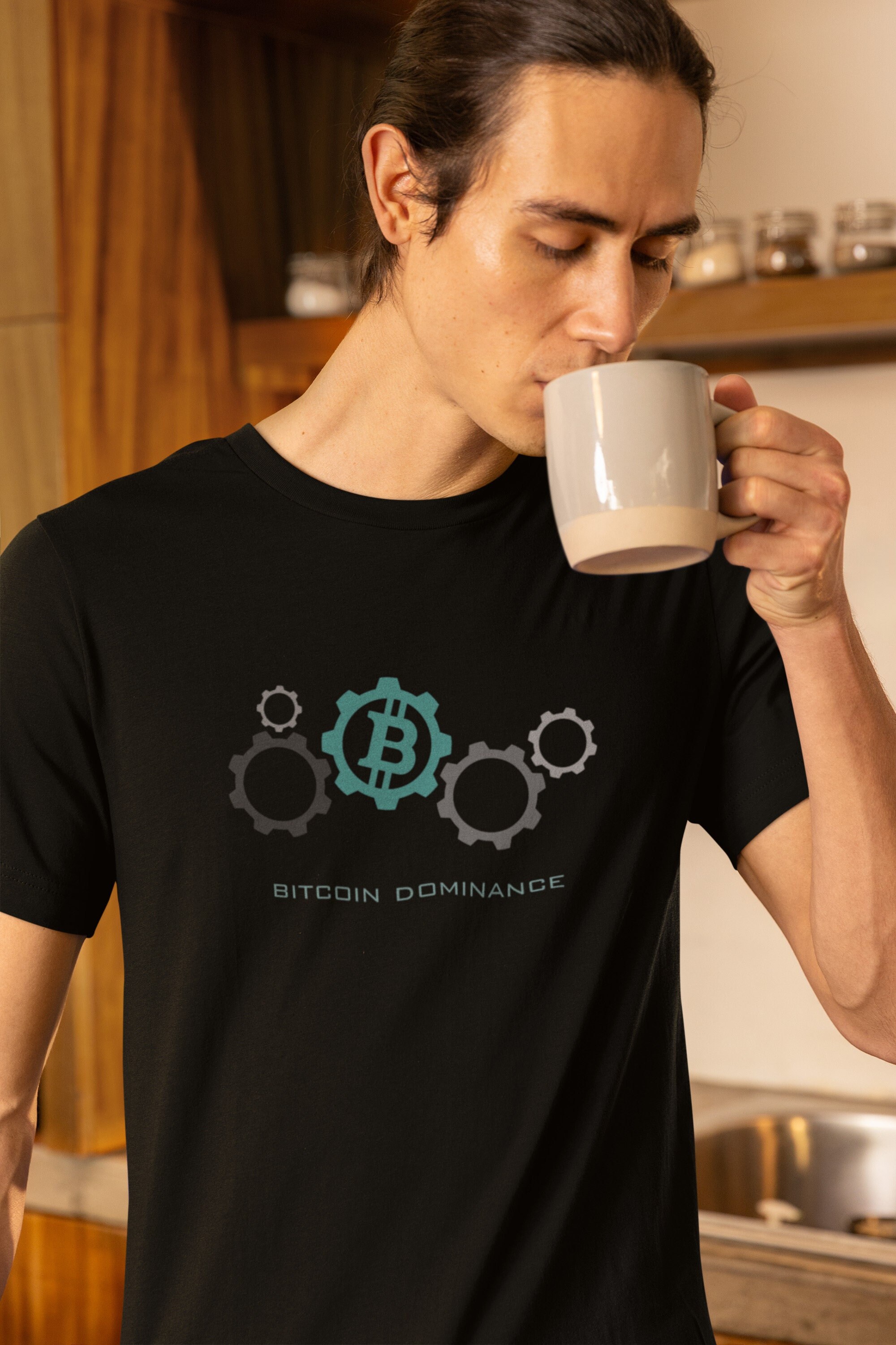 Bitcoin Dominance Graphic Tee: Crypto Investor Fashion, Unisex Cotton Blend  - Etsy
