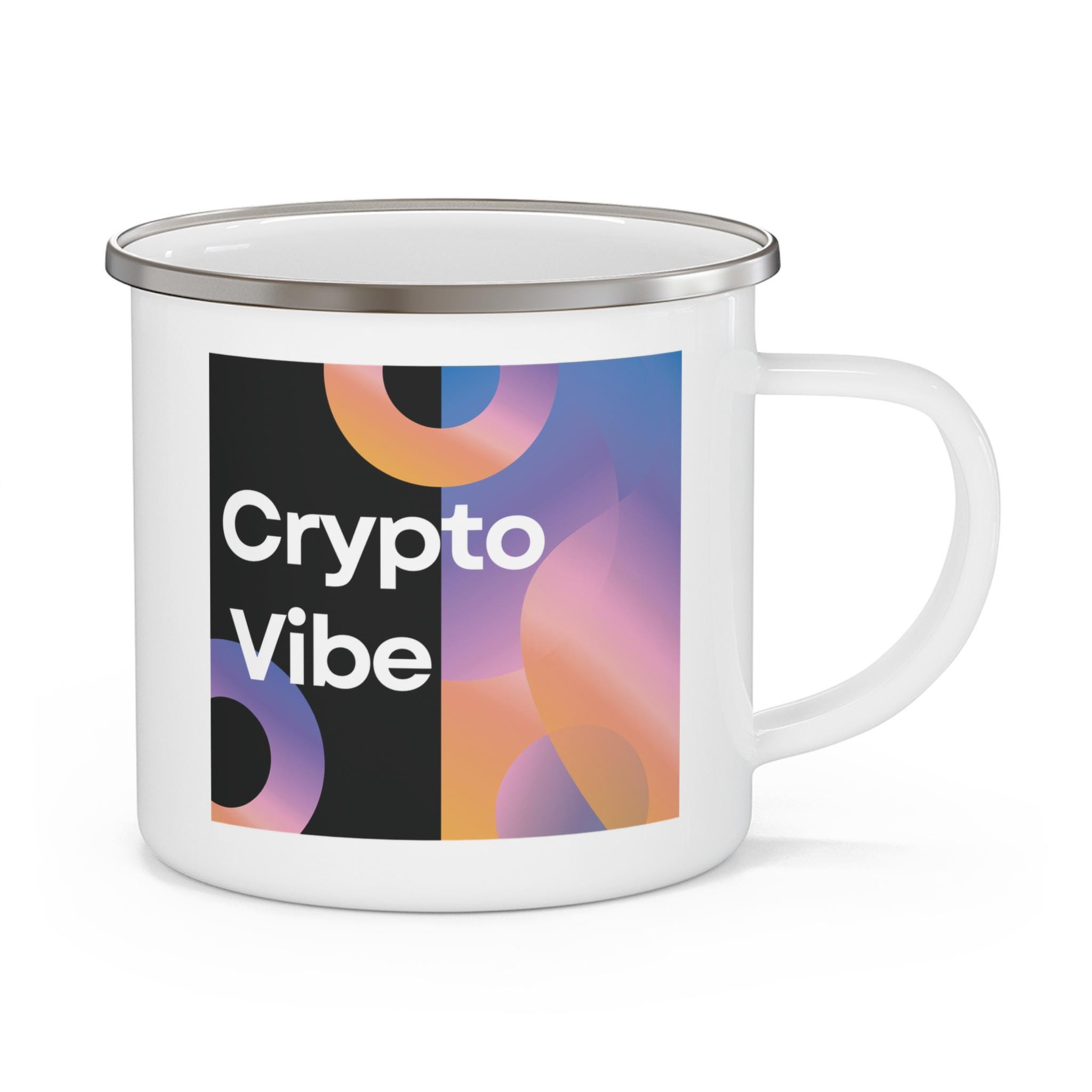 Crypto Trader Coffee Cup: Vibrant Stainless Steel Mug for Digital Coin  Enthusiasts