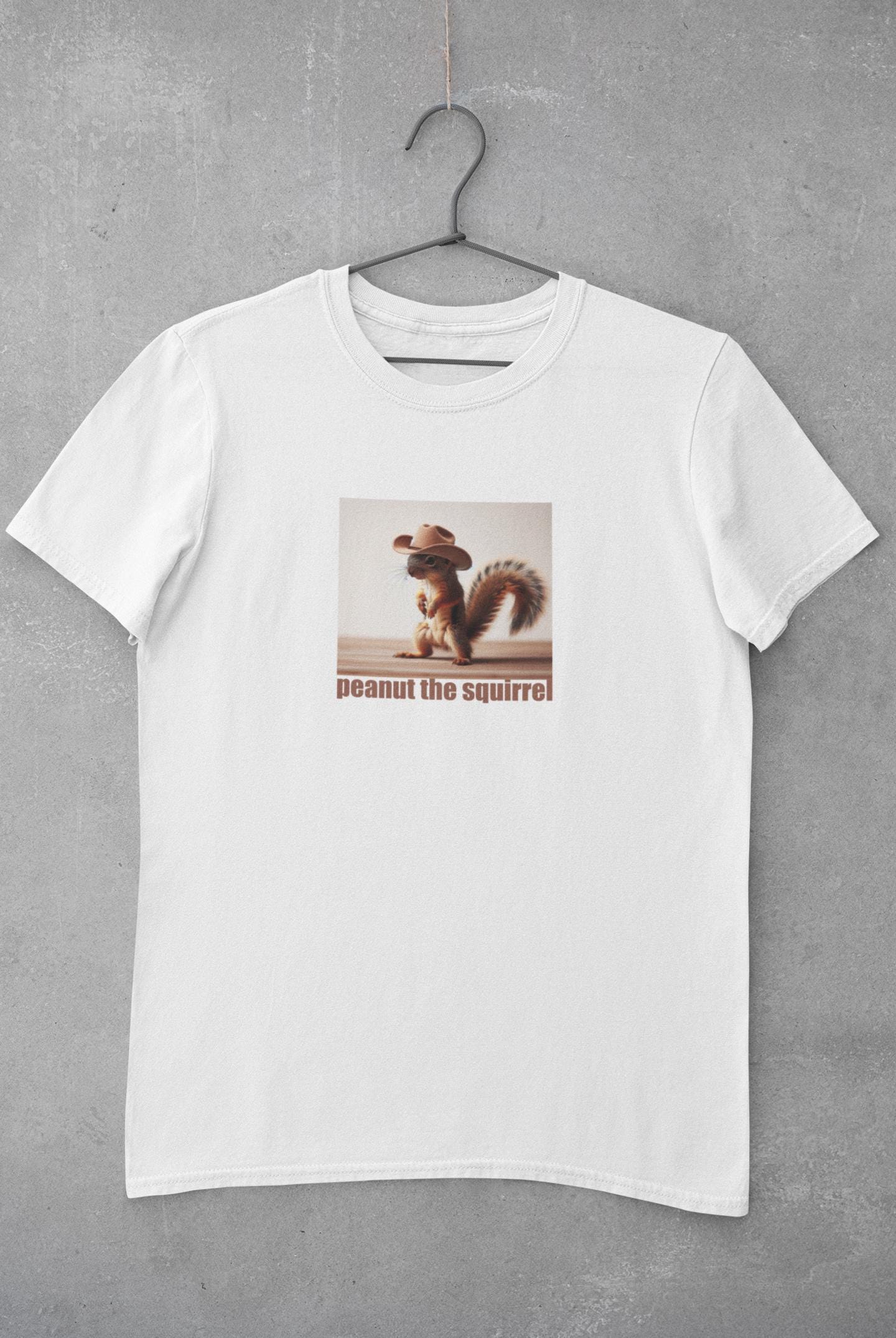 Pnut Meme Crypto T-Shirt: Unisex Peanut the Squirrel Tee