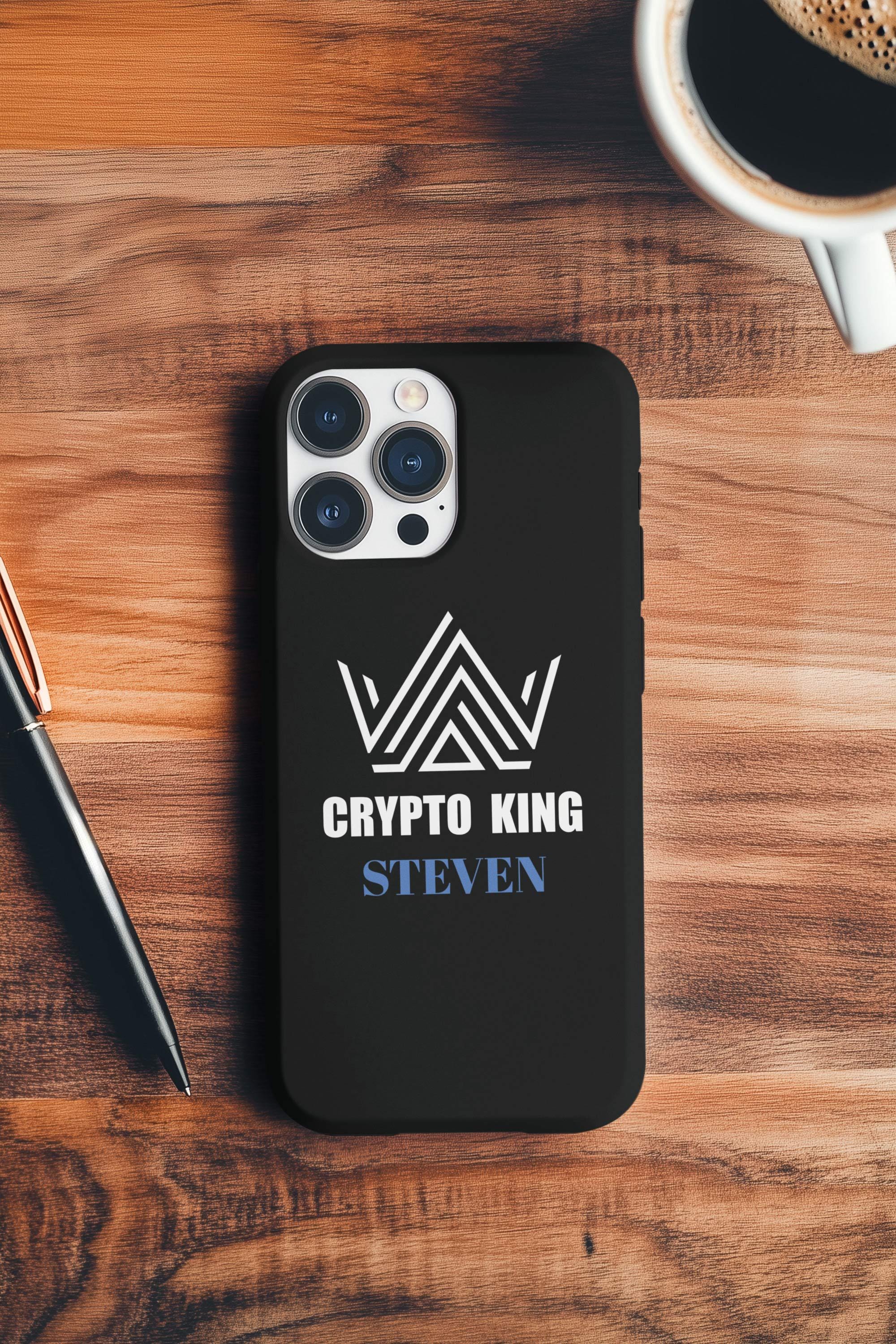 Custom Crypto King Phone Case: Personalized Cryptocurrency Trader Accessory  - Etsy Israel