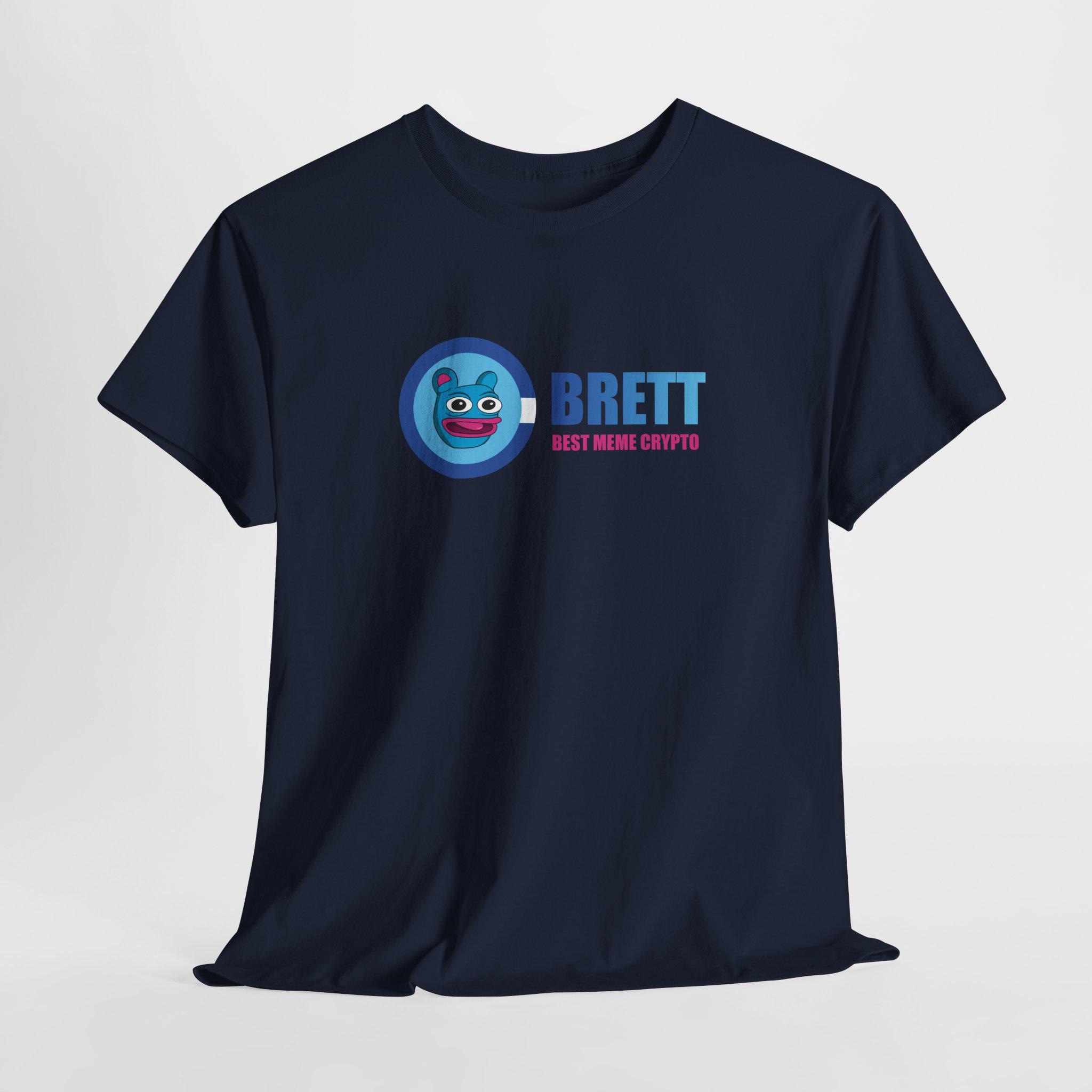 Brett Meme Crypto T-Shirt: Traders Altcoin Bull Run Tee, Funny Coin Wear