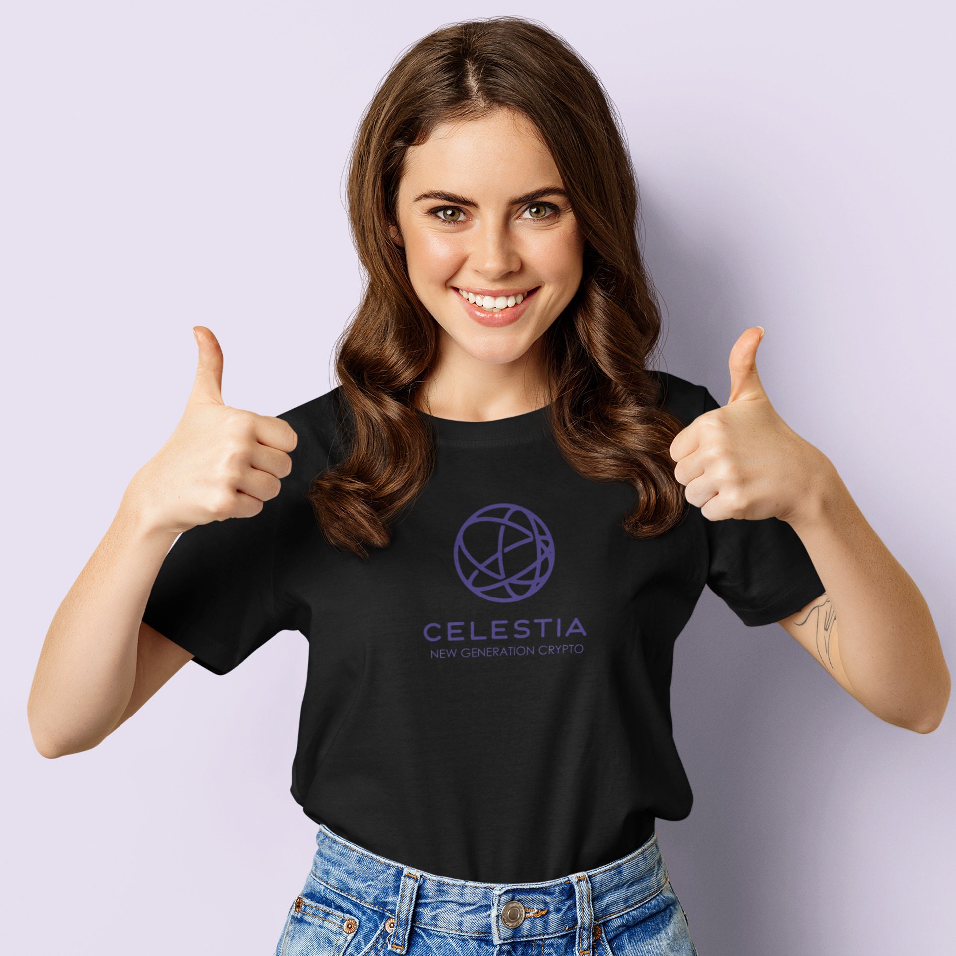 Celestia Crypto T-shirt: Unisex Classic Logo Tee - Minimalist Investor Gift  - Etsy