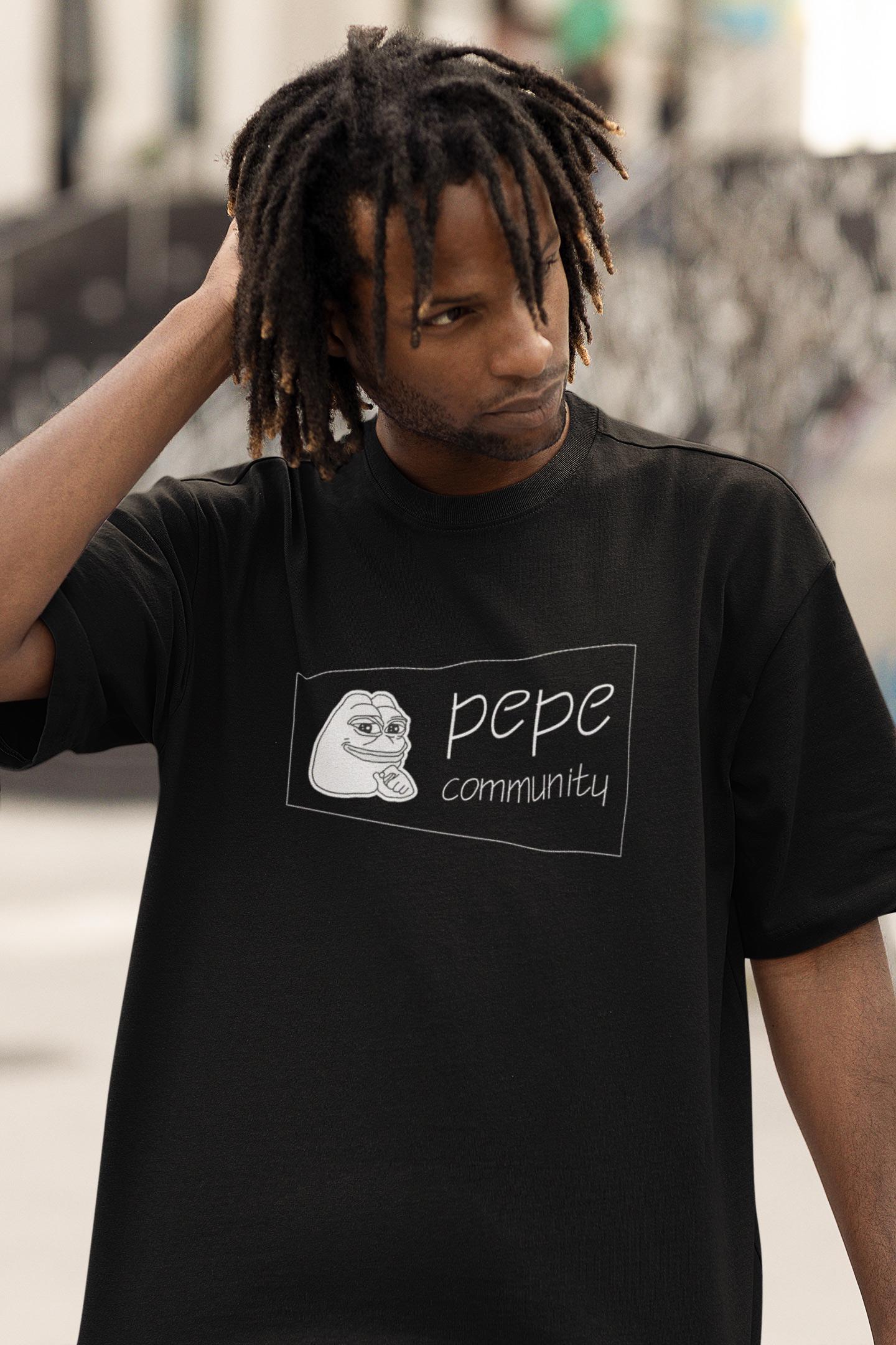 Pepe Coin T-shirt: Black & White Meme Token Crypto Tee - Etsy Ireland