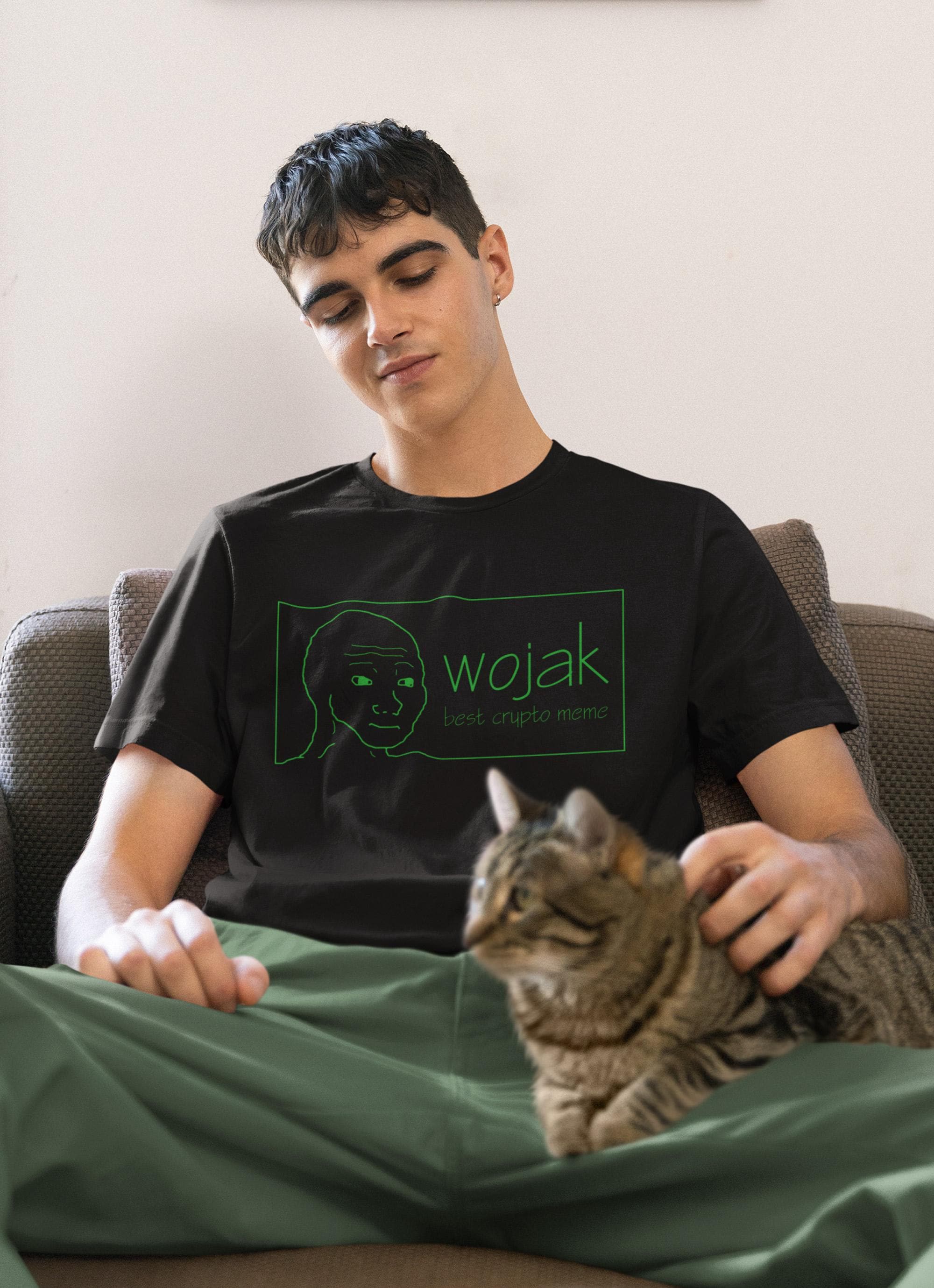 Wojak Meme Crypto T-shirt: Unisex Internet Culture Tee - Etsy Israel