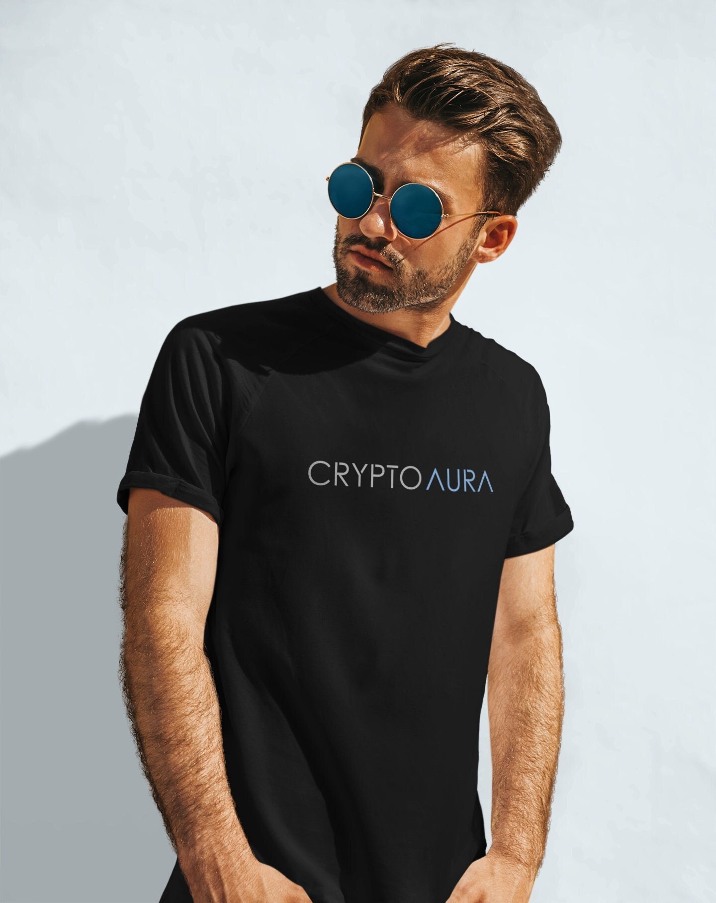 Minimalist Crypto Aura T-shirt: Unisex Bitcoin Blockchain Fashion - Etsy