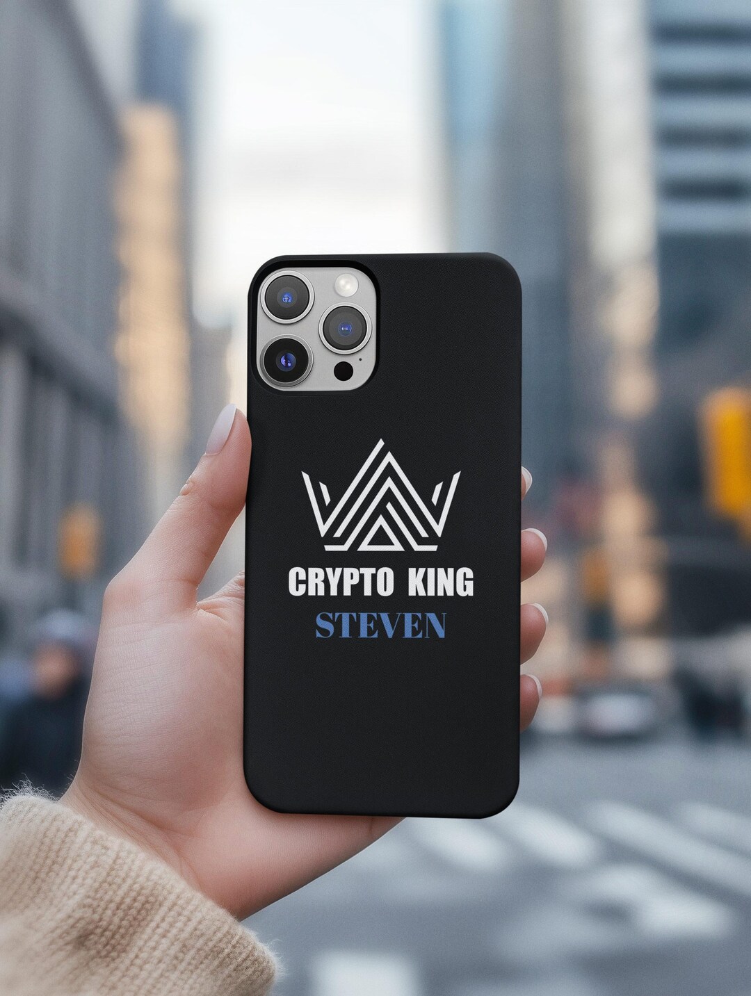 Custom Crypto King Phone Case: Personalized Cryptocurrency Trader Accessory  - Etsy Israel