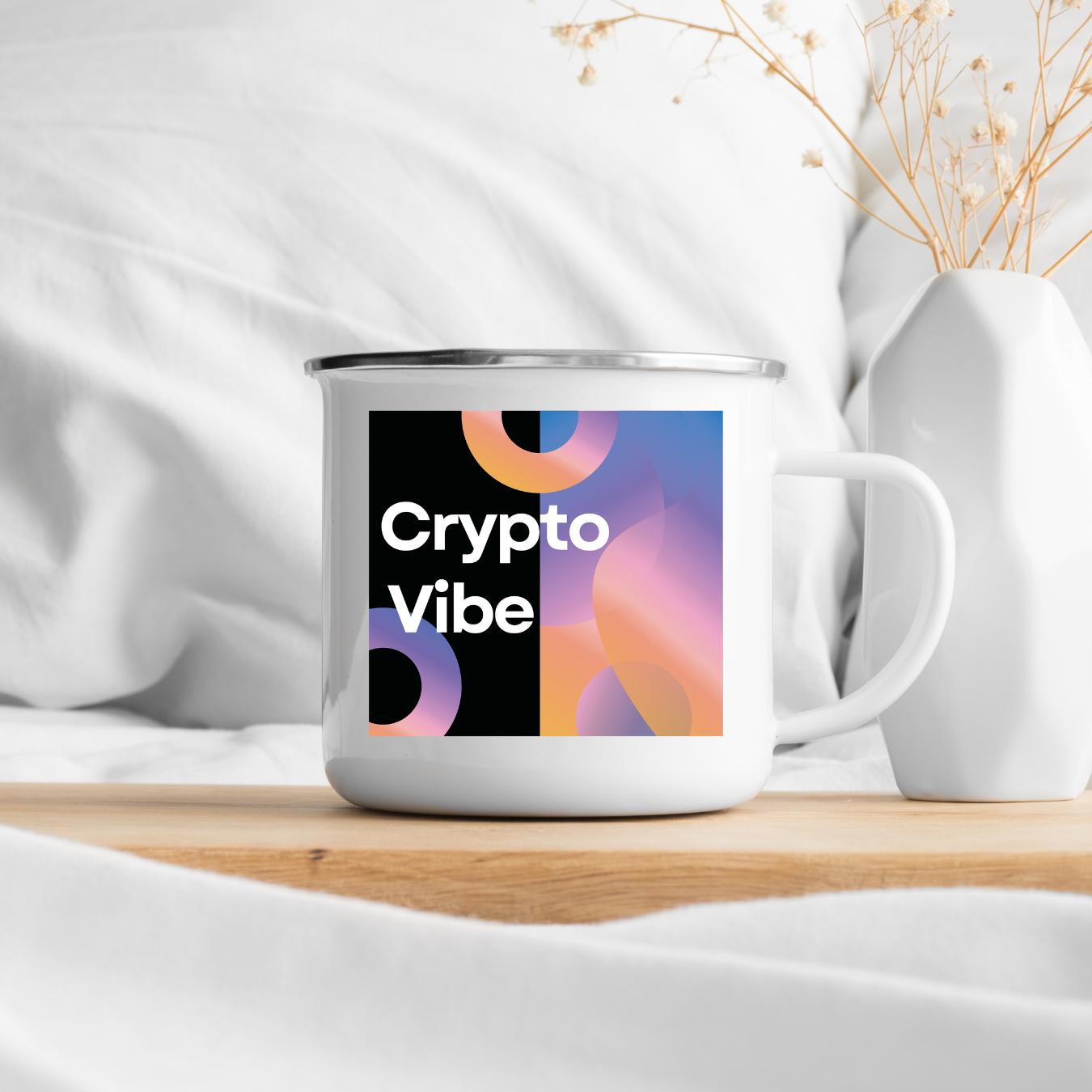 Crypto Trader Coffee Cup: Vibrant Stainless Steel Mug for Digital Coin  Enthusiasts