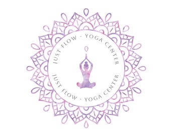 Boho Yoga Logo Design: Custom Wellness & Meditation Branding